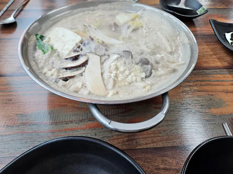 순두부 전골 항공샷