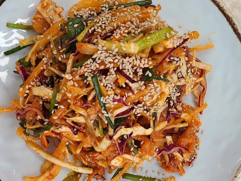 가자미 무침의 모습