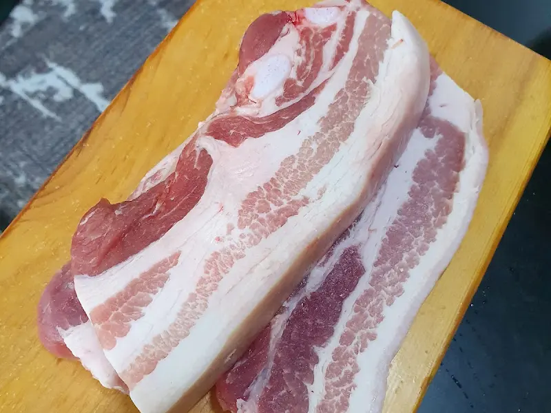 잘 익은 삼겹살