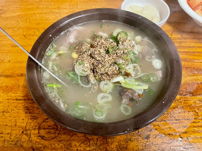 이화찹쌀순대 국밥 상세