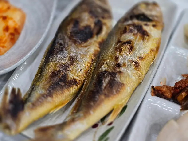 맛있게 구워진 조기