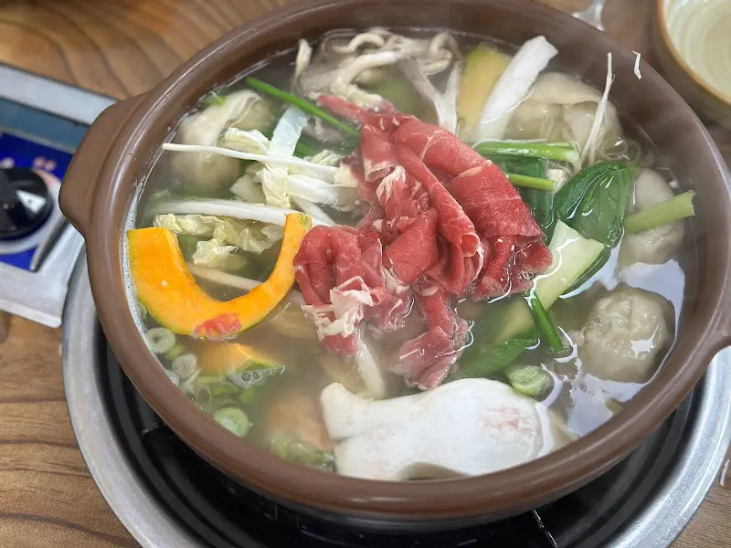 만두전골 전체샷