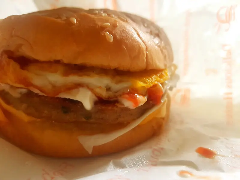 옛날햄버거 비주얼