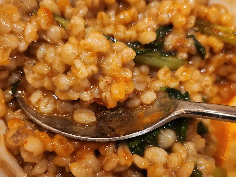 보리밥과 열무김치