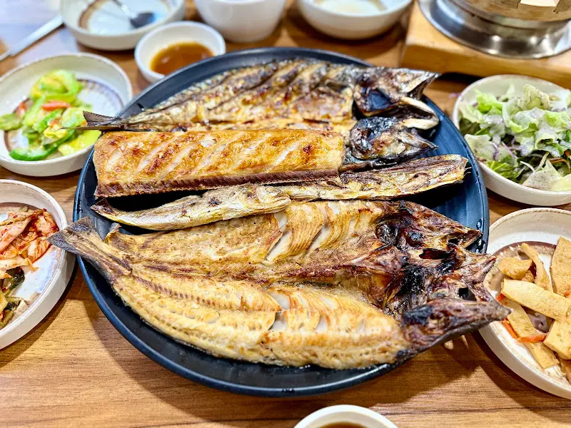 모듬 생선구이 클로즈업