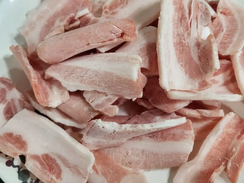 냉동 삼겹살의 자태