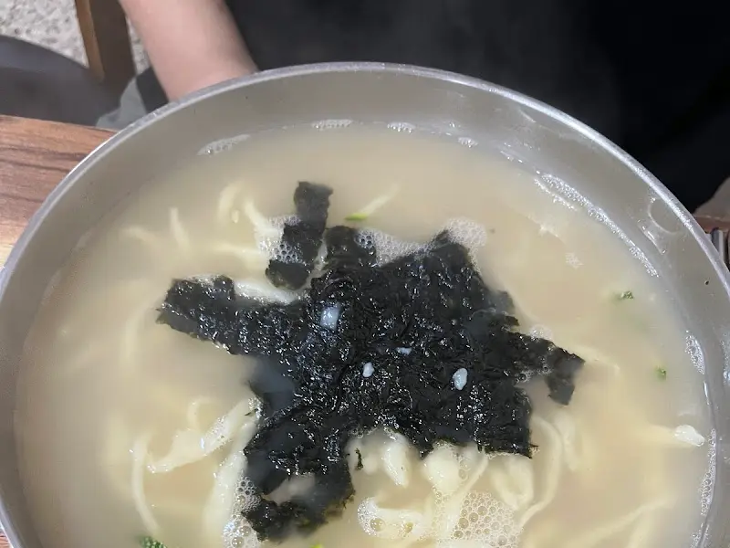 칼국수 근접샷