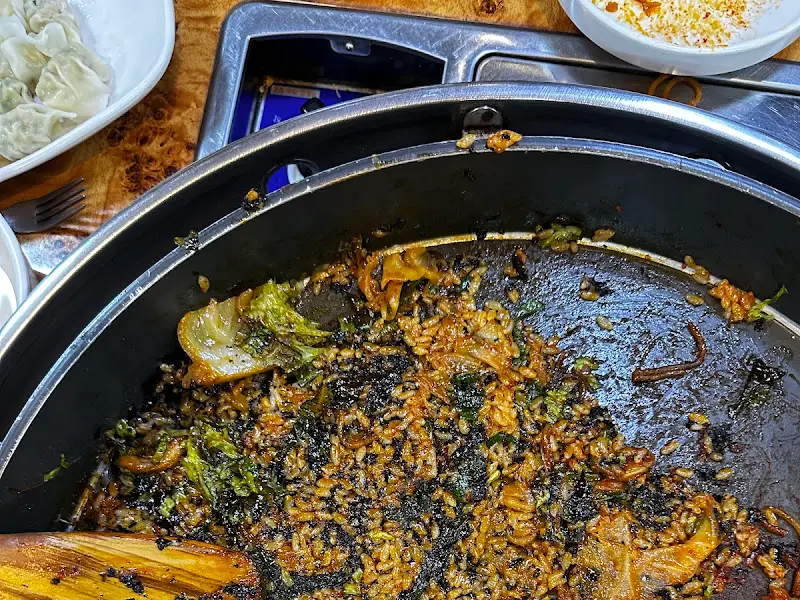 닭갈비와 볶음밥