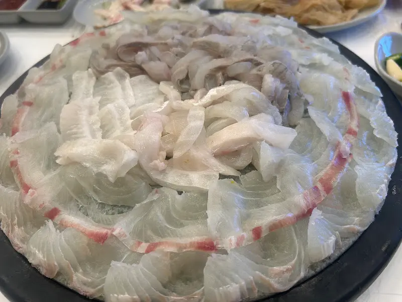 싱싱한 회 한 접시