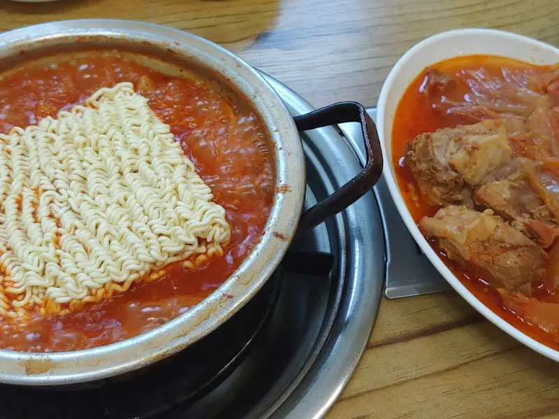 김치찜과 김치찌개 투샷