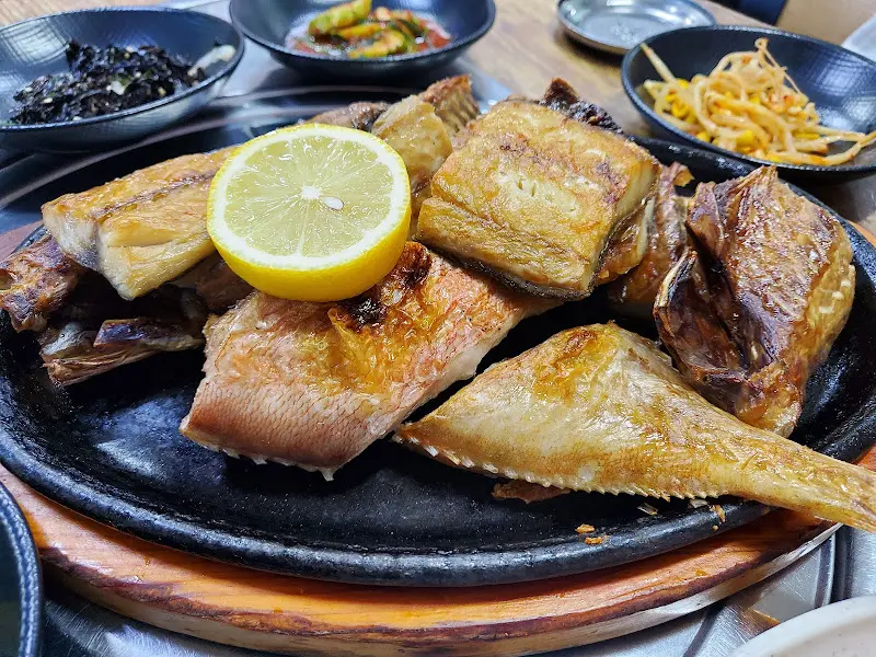 모듬 생선구이 클로즈업