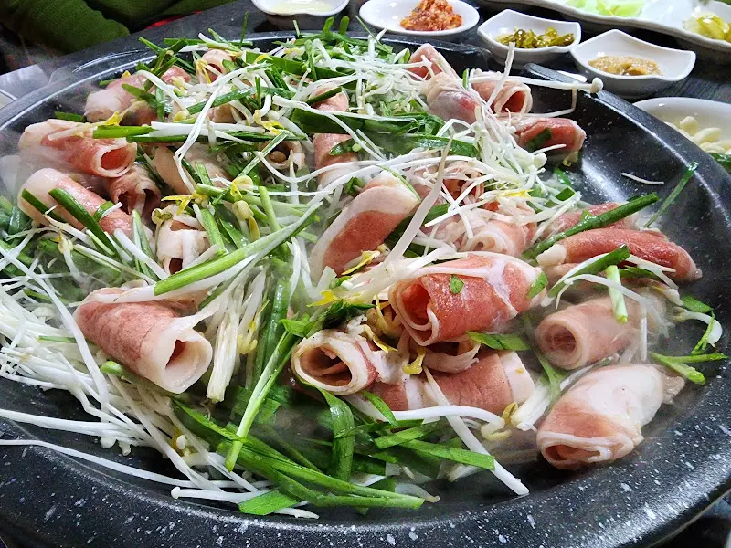 오리야채불고기 비주얼