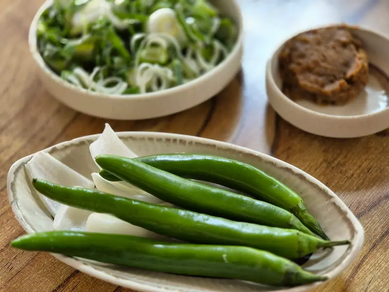 곰탕과 함께 나오는 곁들임