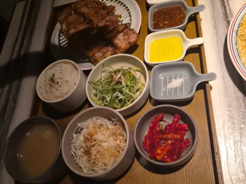 차슈카츠 정식 클로즈업