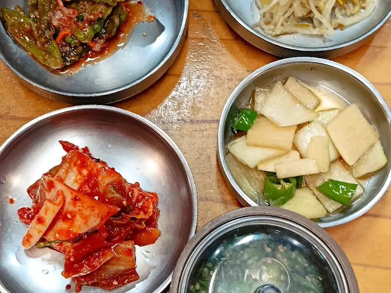 청산어죽 밑반찬