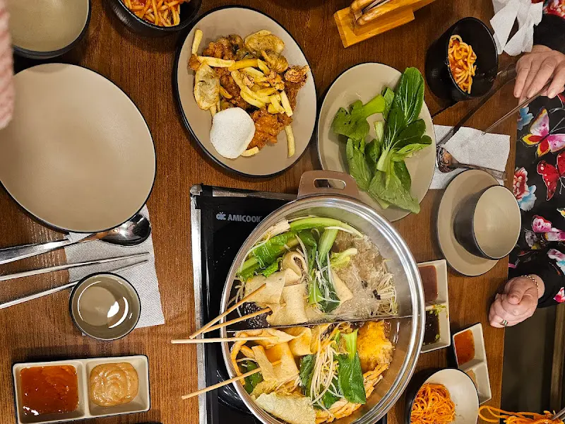 샤브샤브 재료들