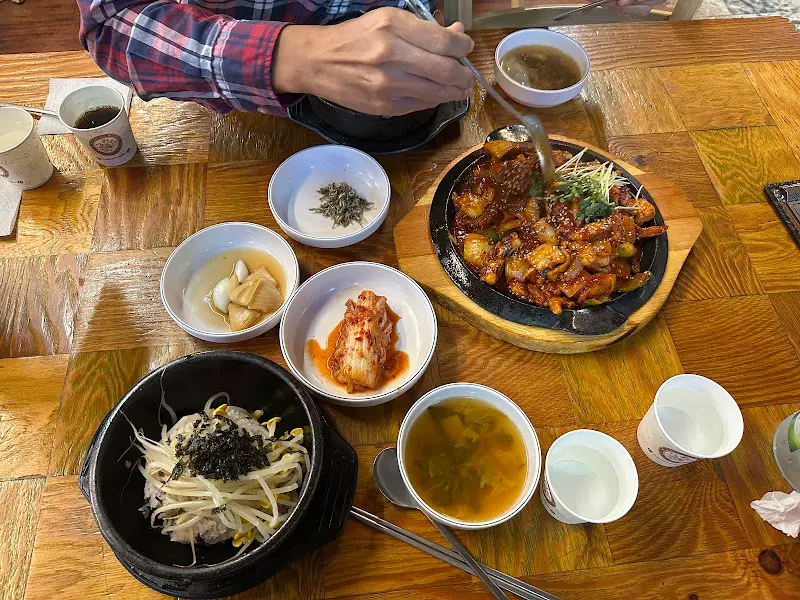 온밥 한 상 차림