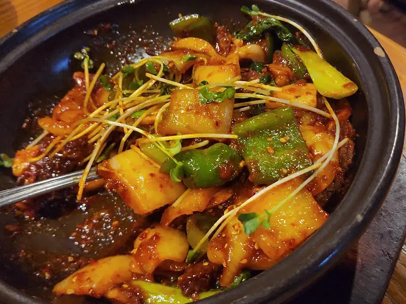 윤기가 흐르는 온밥 클로즈업