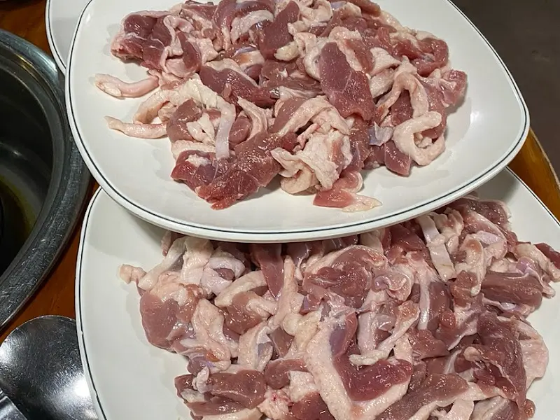 신선함이 느껴지는 칠보농원의 생오리 고기