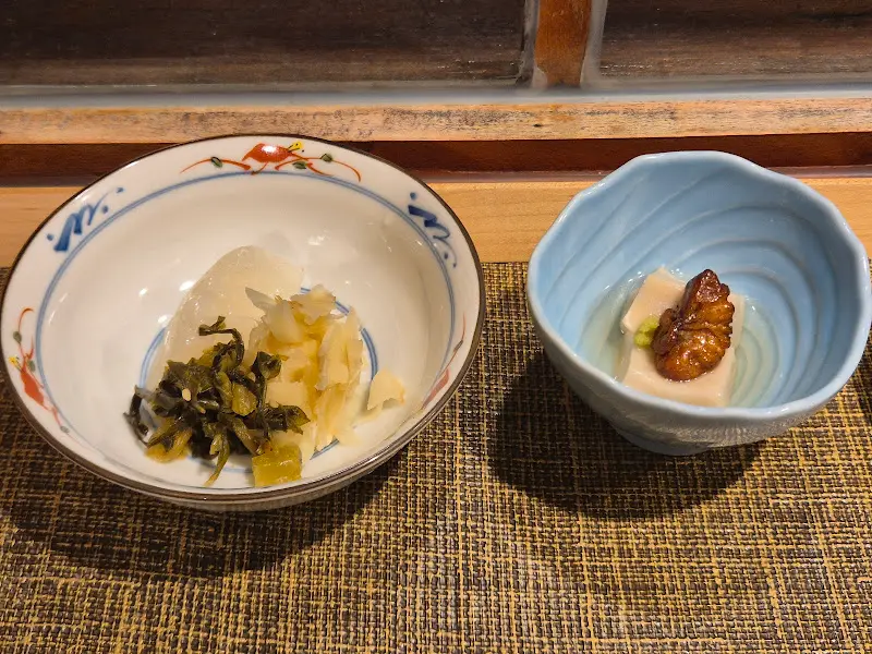 깨두부와 차완무시