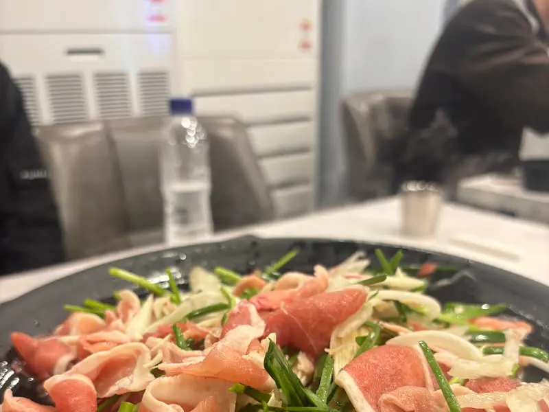 푸짐한 오리불고기 한 상 차림