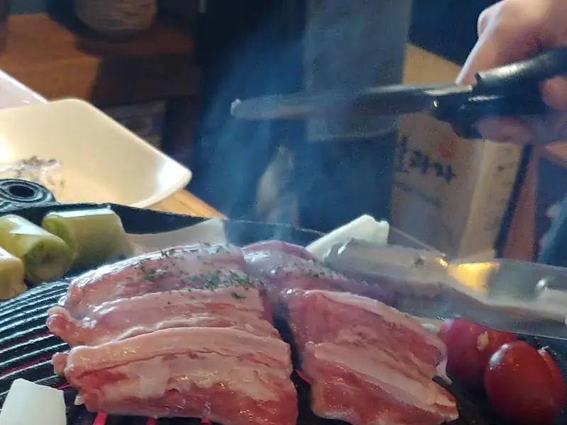 양갈비와 늑간살