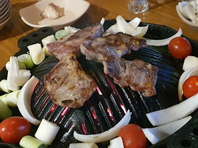 맛있게 구워진 양고기
