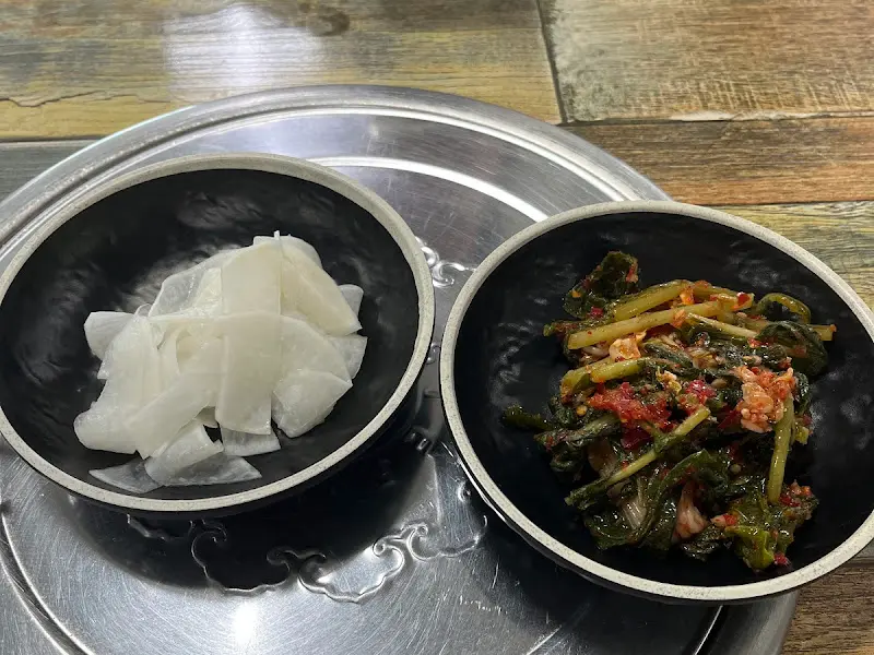 나교리 막국수 반찬