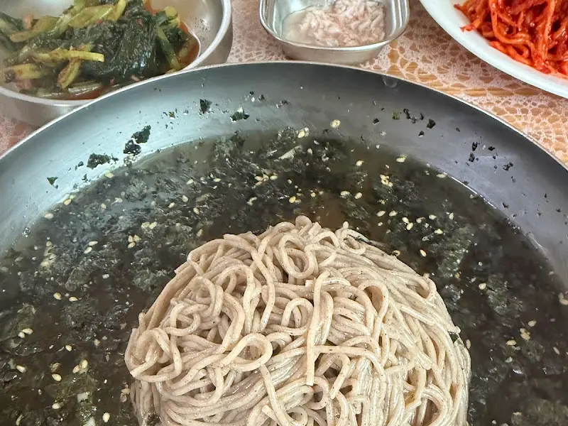 물 메밀국수