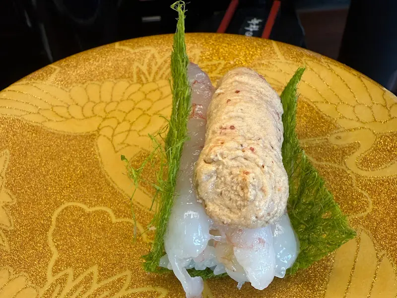 단새우 아귀간 감태 초밥