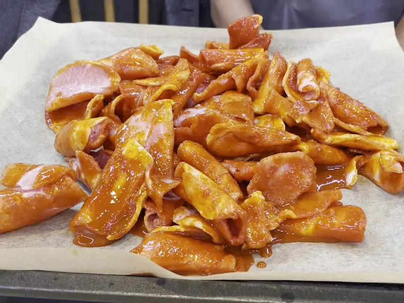 빨간 양념 돼지갈비