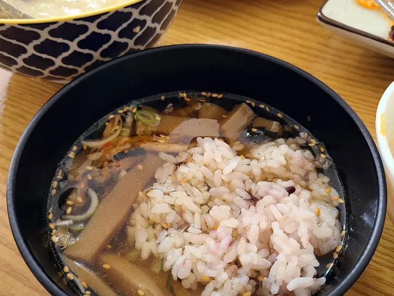 깔끔한 마무리, 도토리 묵밥