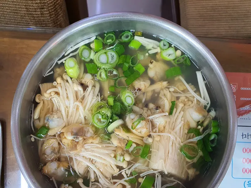 바지락국밥 클로즈업