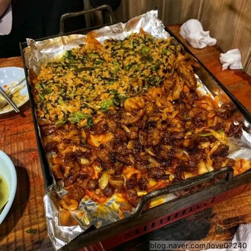 푸짐한 야채곱창 비주얼