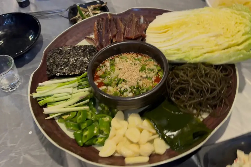 과메기 한상차림