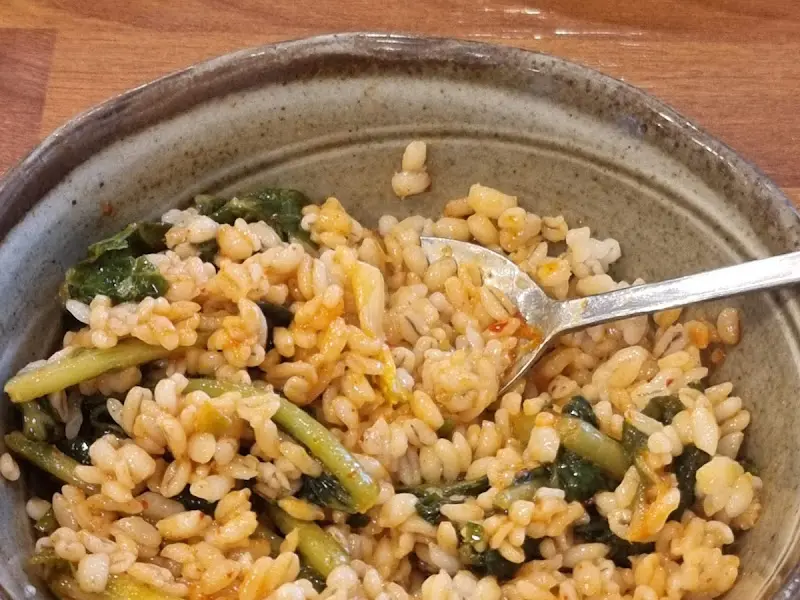 맛깔스러운 보리밥