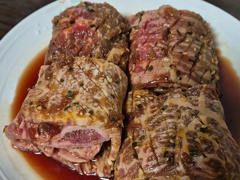 윤기가 자르르 흐르는 대림갈비 돼지갈비