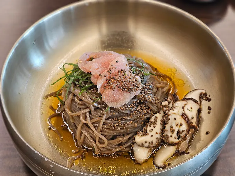 명란들기름국수