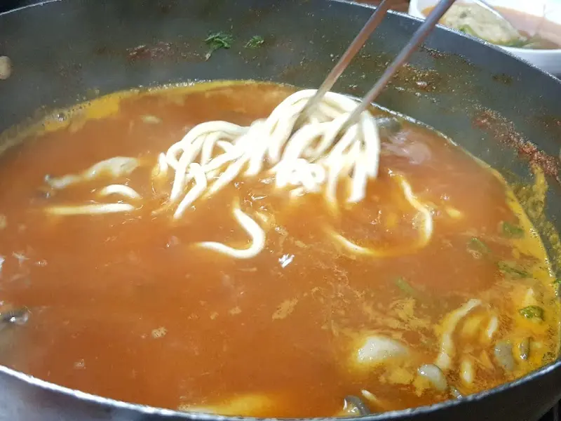 명학골 만두전골