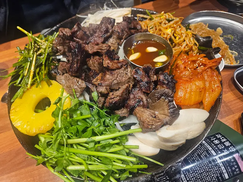 심돈 모듬 한판구이