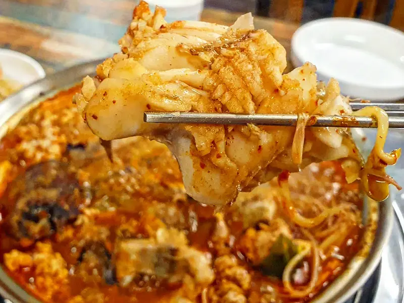 살이 꽉 찬 동태