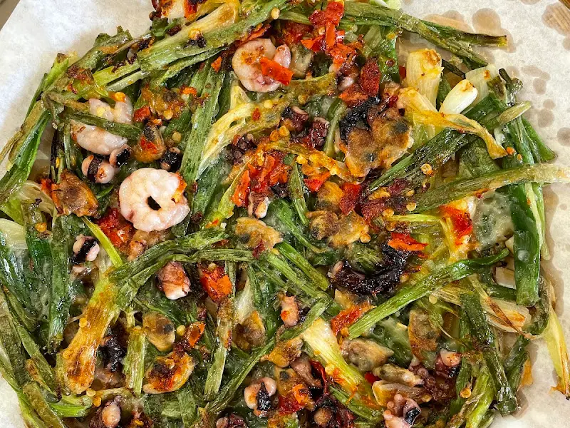 해물이 듬뿍 들어간 파전