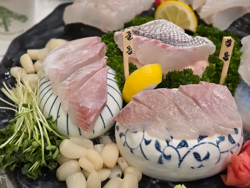 참돔 숙성회의 아름다운 자태