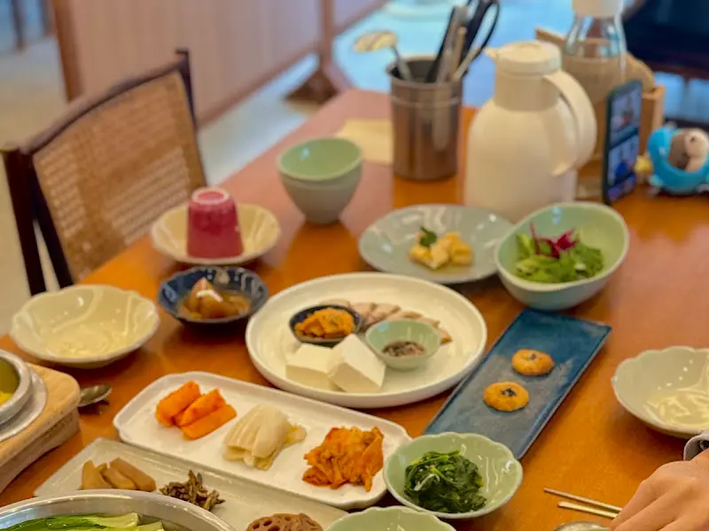 마음정식 상차림