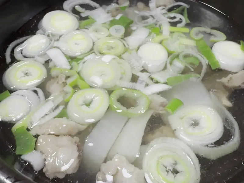 소고기 무우국의 아름다운 자태