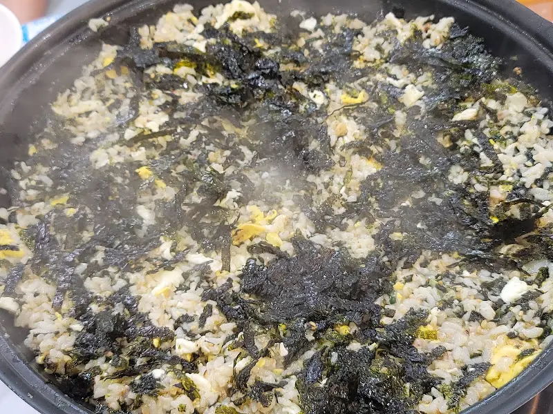 스지전골 볶음밥