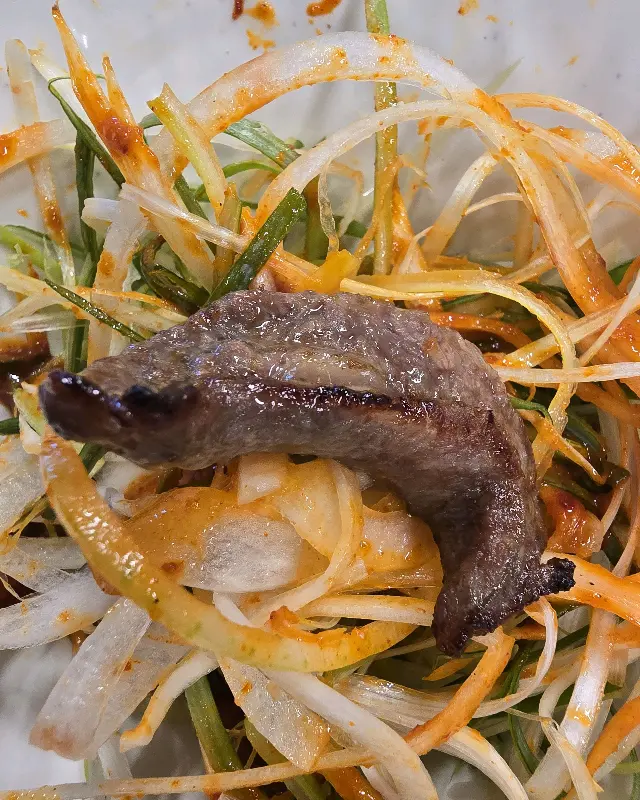 흑임자 드레싱 샐러드