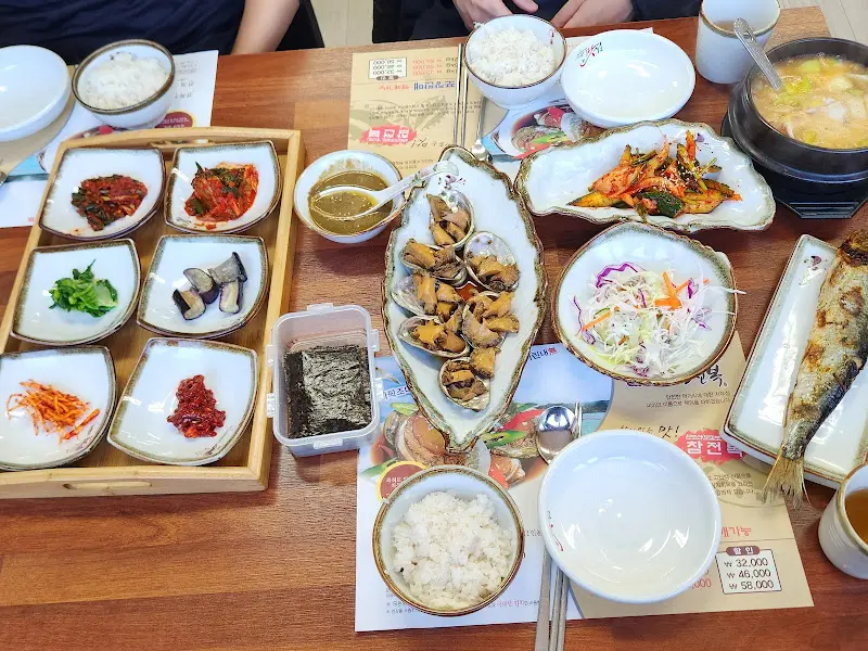 전복장 정식 한상차림