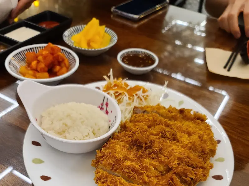 하루 돈까스 비주얼. 튀김옷이 예술이다.