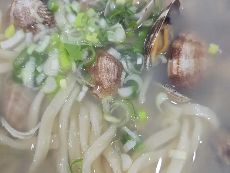 바지락 칼국수
